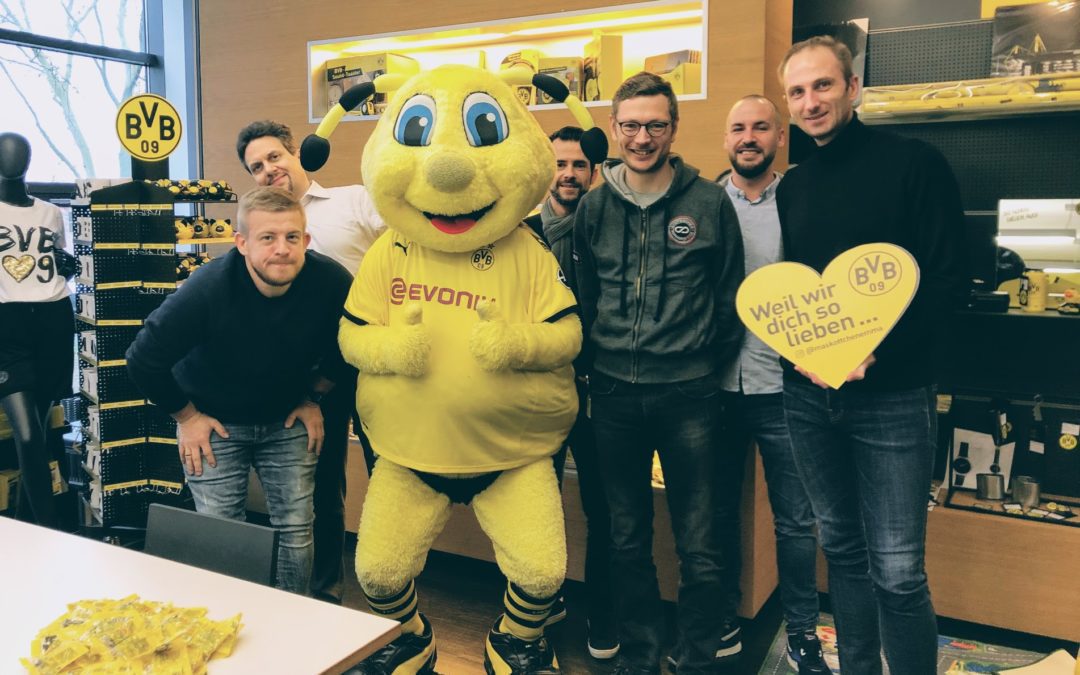 Shopmacher besucht BVB