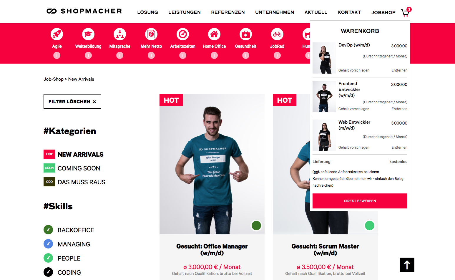 Der SHOPMACHER JobShop