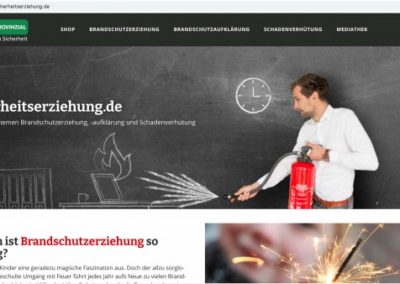 Relaunch der Online-Plattform zur Brandschutzerziehung