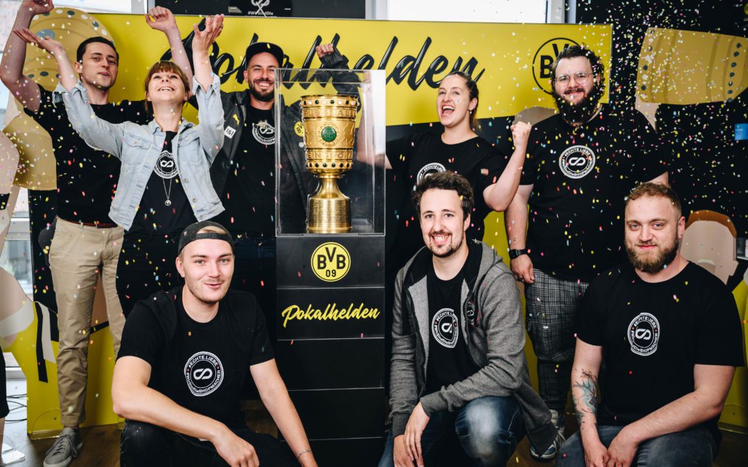 BVB with DFB-Pokal guest at SHOPMACHER