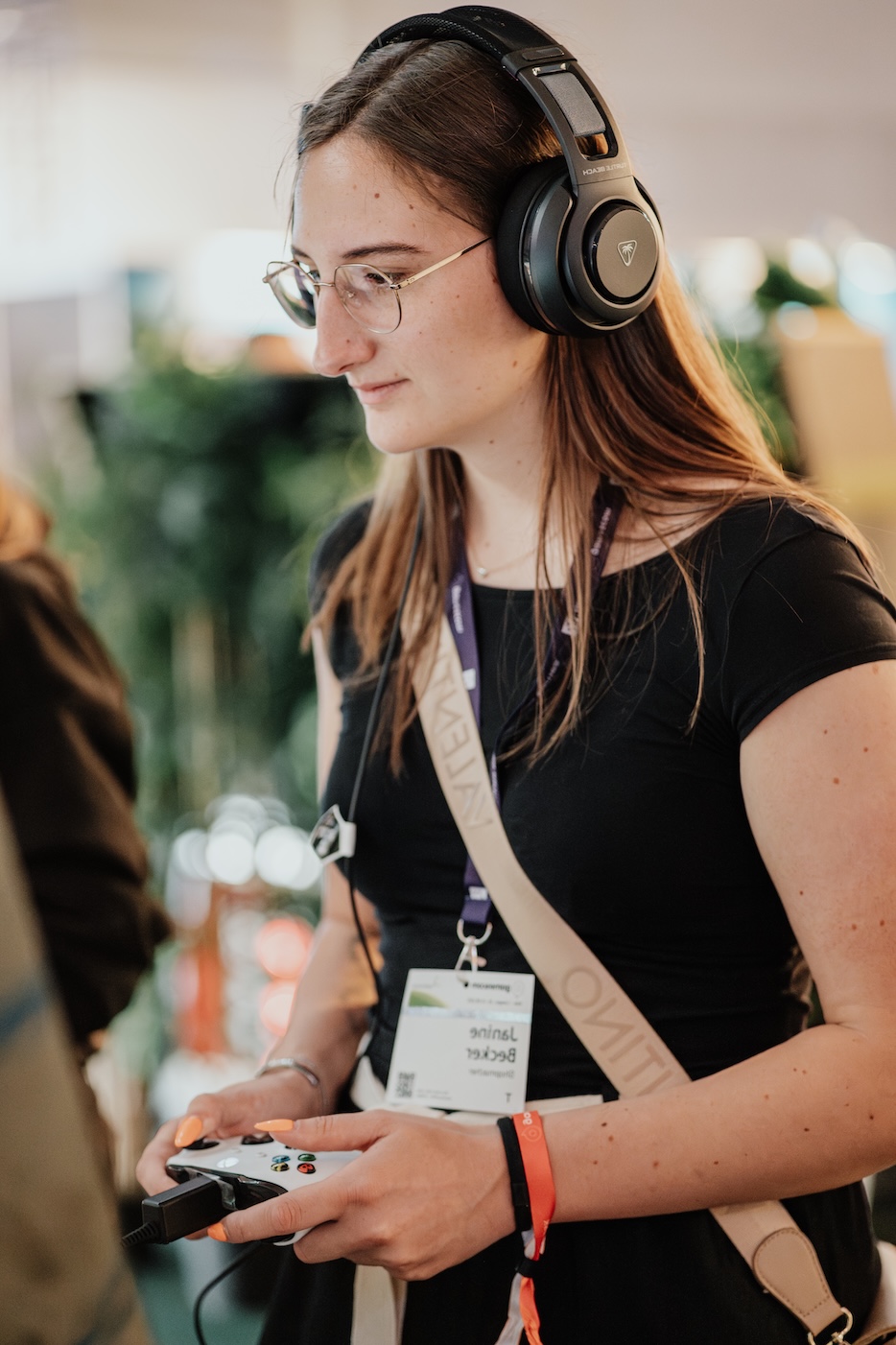 Janine at gamescom.